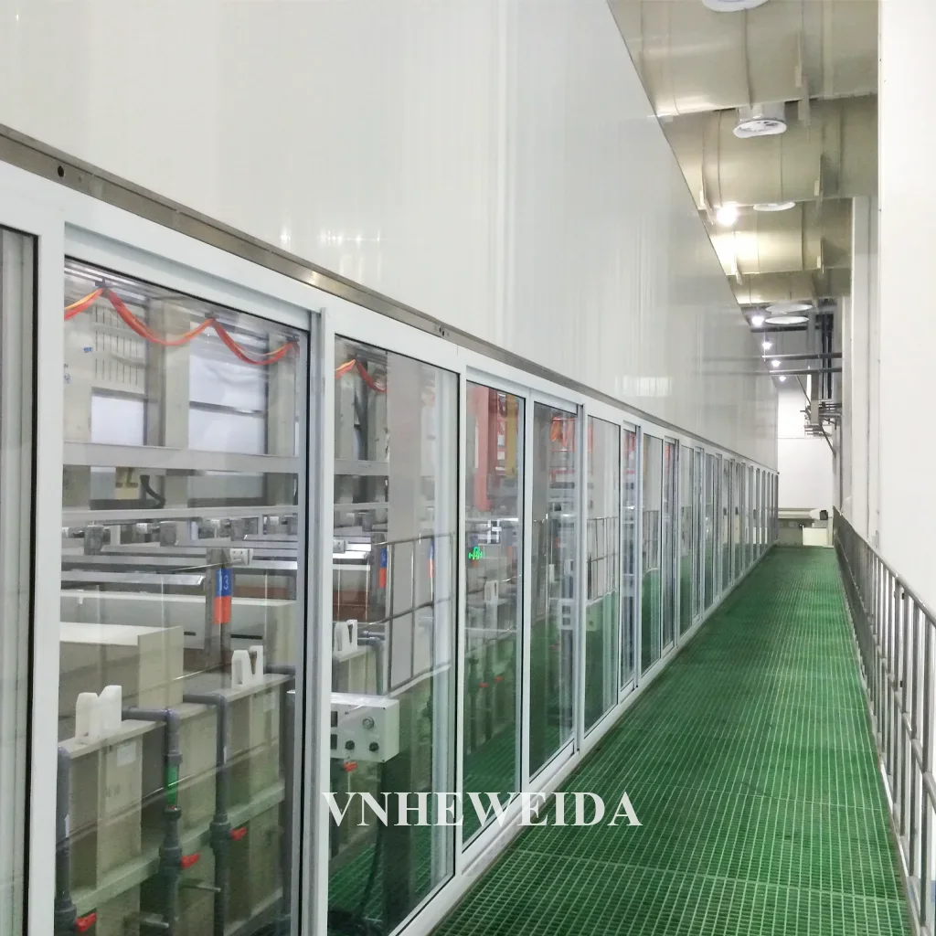 Fully automatic anodizing + impregnation + passivation production line