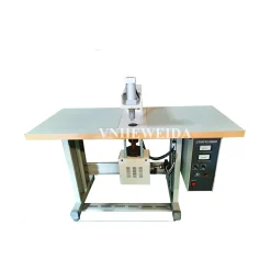 Stamping machine strap by ultrasonic waves