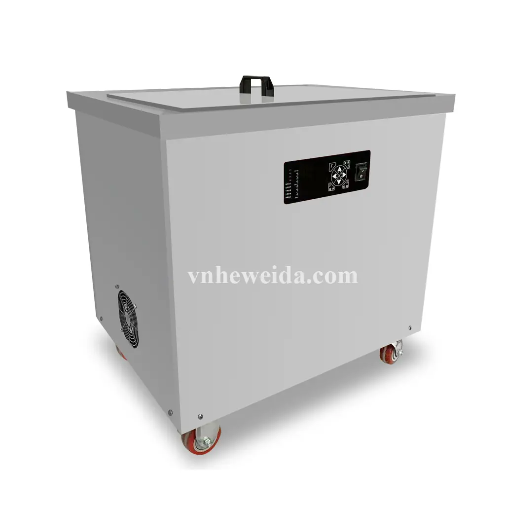 Single slot ultrasonic cleaning machine
