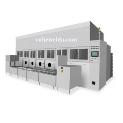 Hydrocarbon vacuum ultrasonic cleaning machine